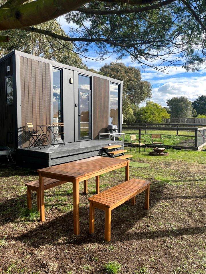 Cozy Farmstay Tiny Home with Private Bay Access near Phillip Island, Grantville VIC