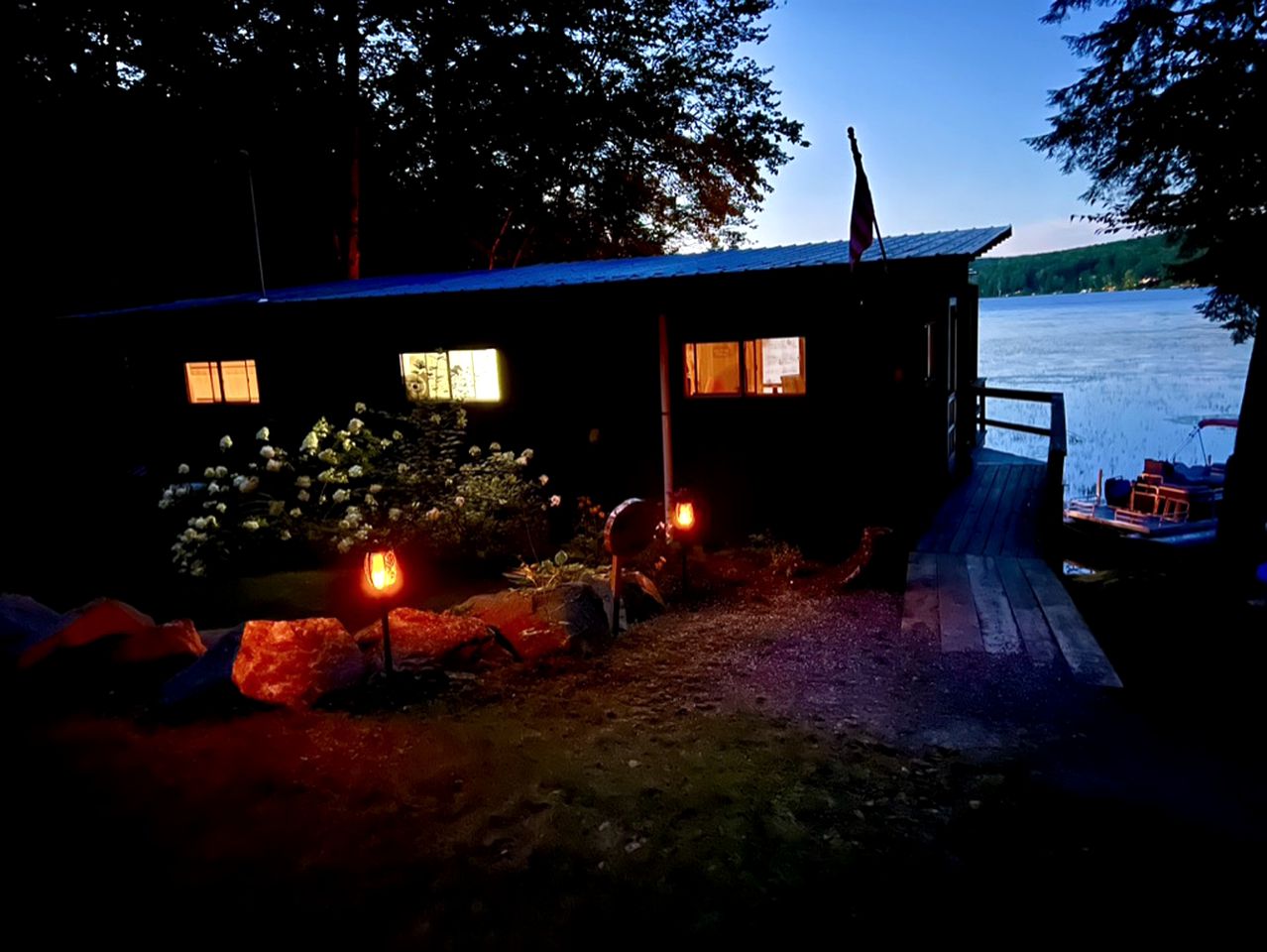 Escape to Enfield: Peaceful Lakefront Cabin on Crystal Lake