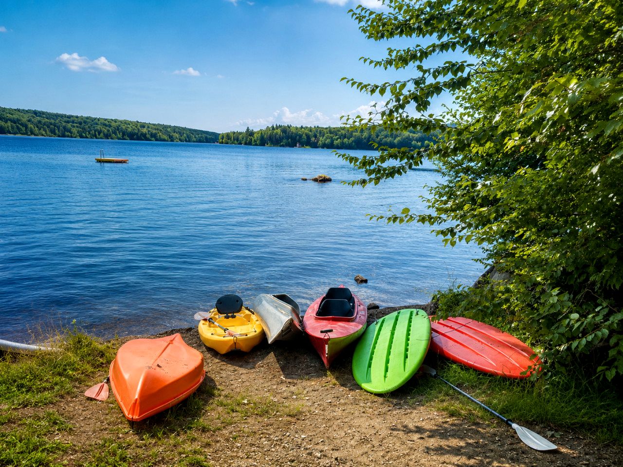 Quiet Waterfront Cabin with Fireplace, Porch & Nature All Around in Greenville, Maine