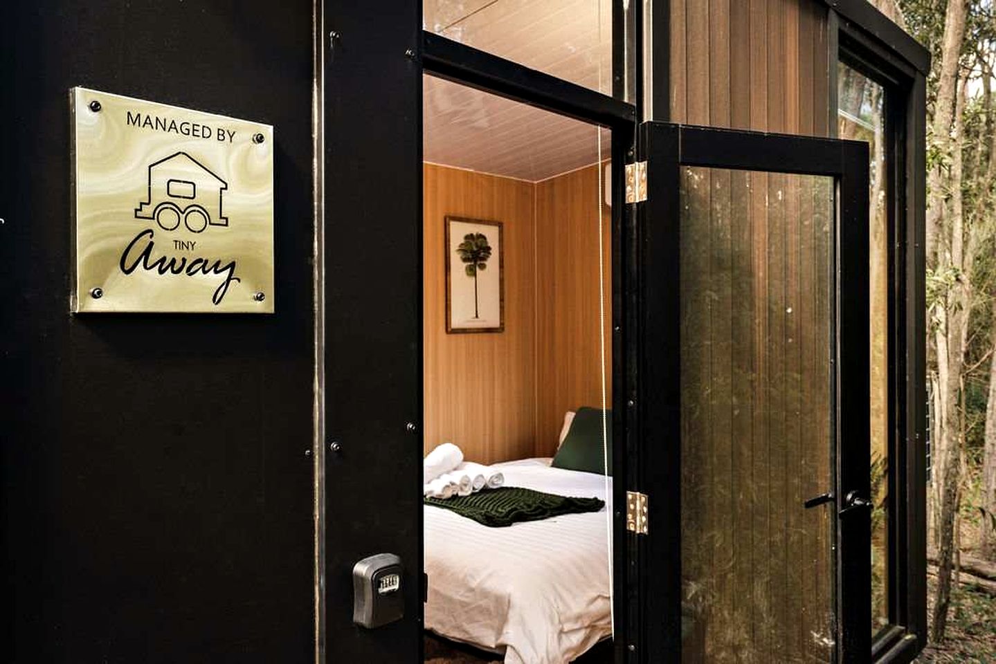 Quirky Tiny House Retreat with Friesian Horses Near Tamborine Mountain, Queensland