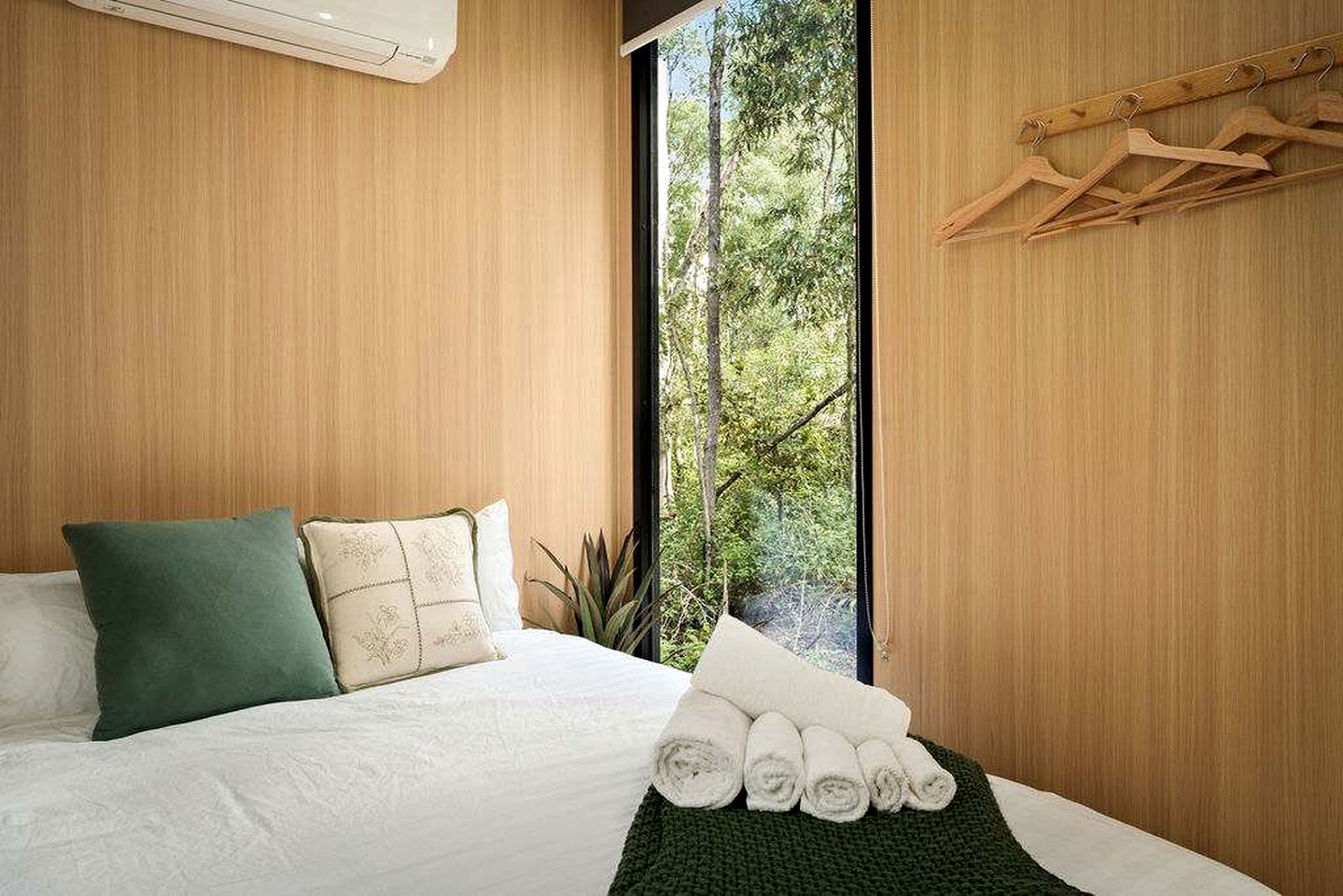 Quirky Tiny House Retreat with Friesian Horses Near Tamborine Mountain, Queensland