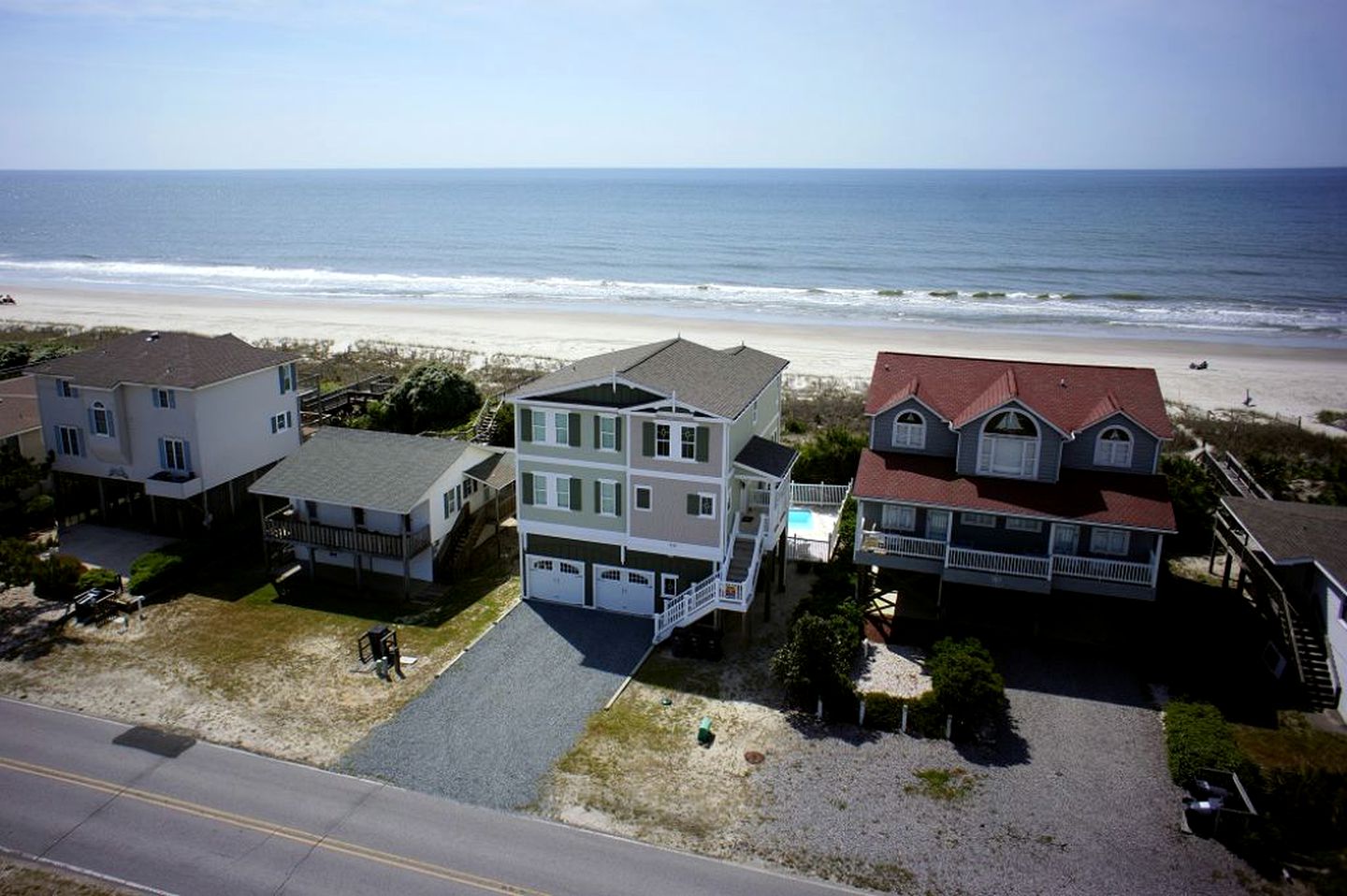 Oceanfront Vacation Rental with Private Pool in Holden Beach, North Carolina