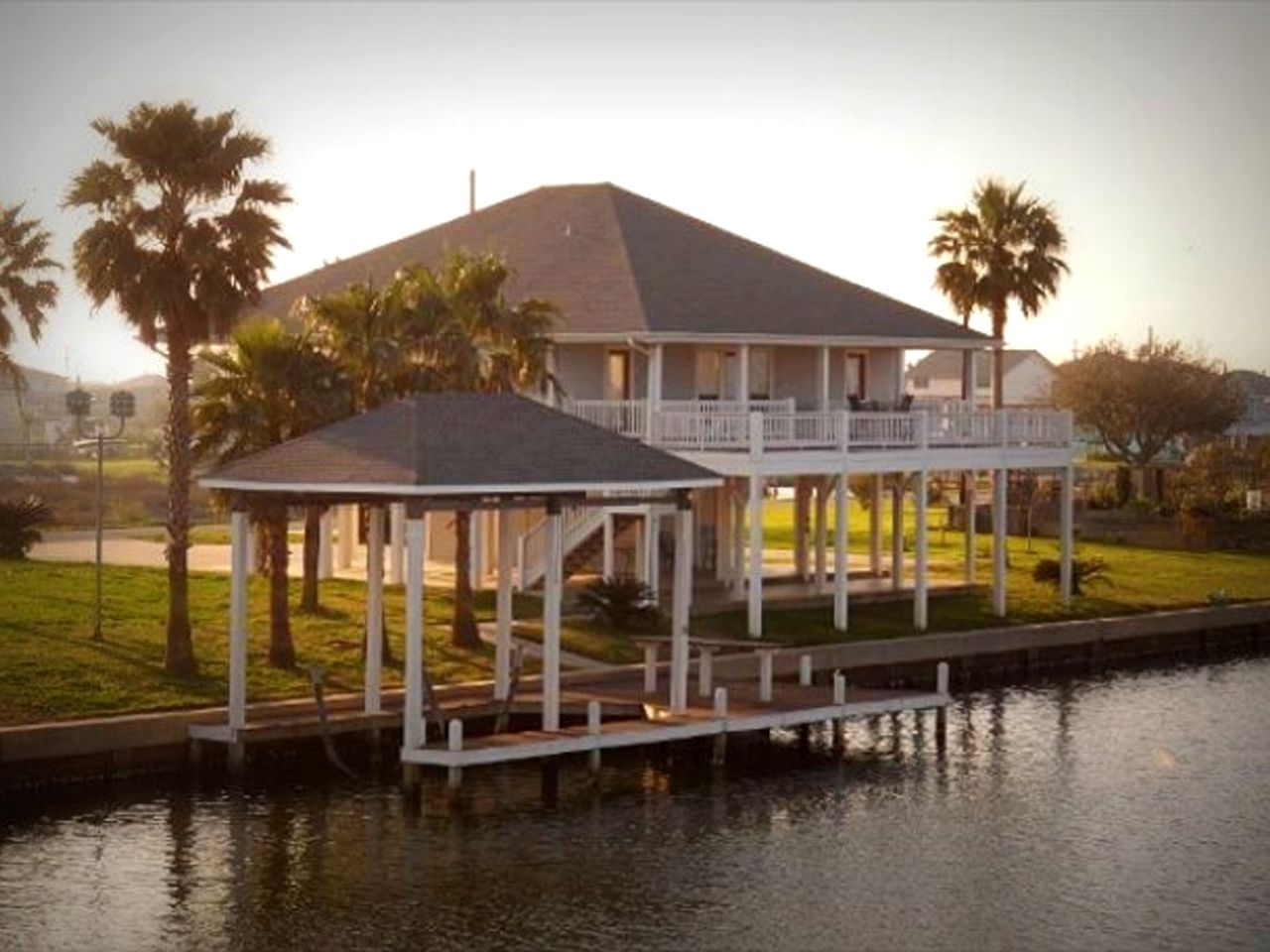 Pet-Friendly Vacation Rental with a Boat Slip on a Canal in Crystal Beach, Texas