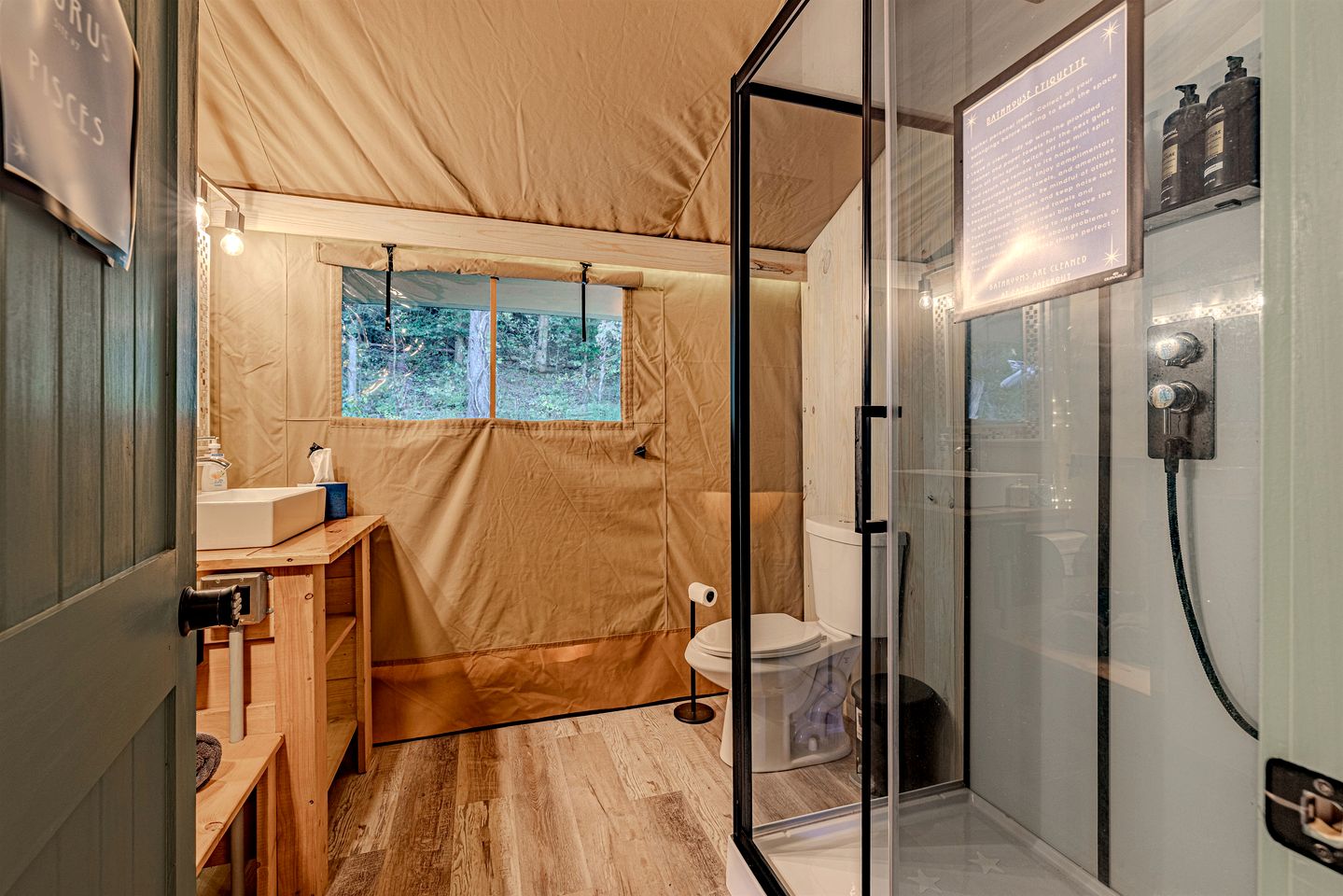 Radiant Safari Tent Escape near Smoky Mountains in Tennessee