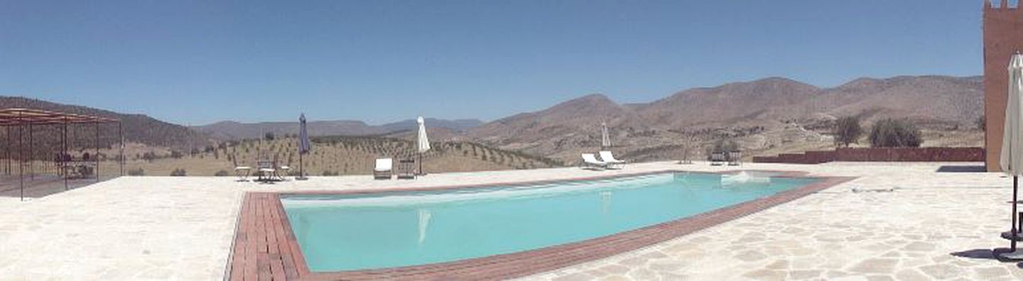 Rustic Luxury Camping Hut for Eight Guests near Berkane, Morocco