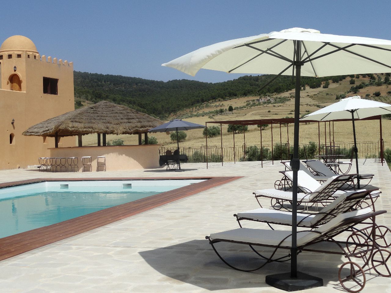 Rustic Luxury Camping Hut for Eight Guests near Berkane, Morocco