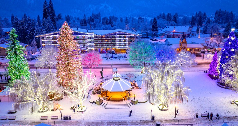 Log Cabins (United States of America, Leavenworth, Washington)