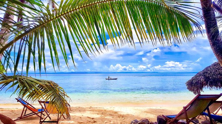 Huts (Ambodifotatra, Toamasina Province, Madagascar)