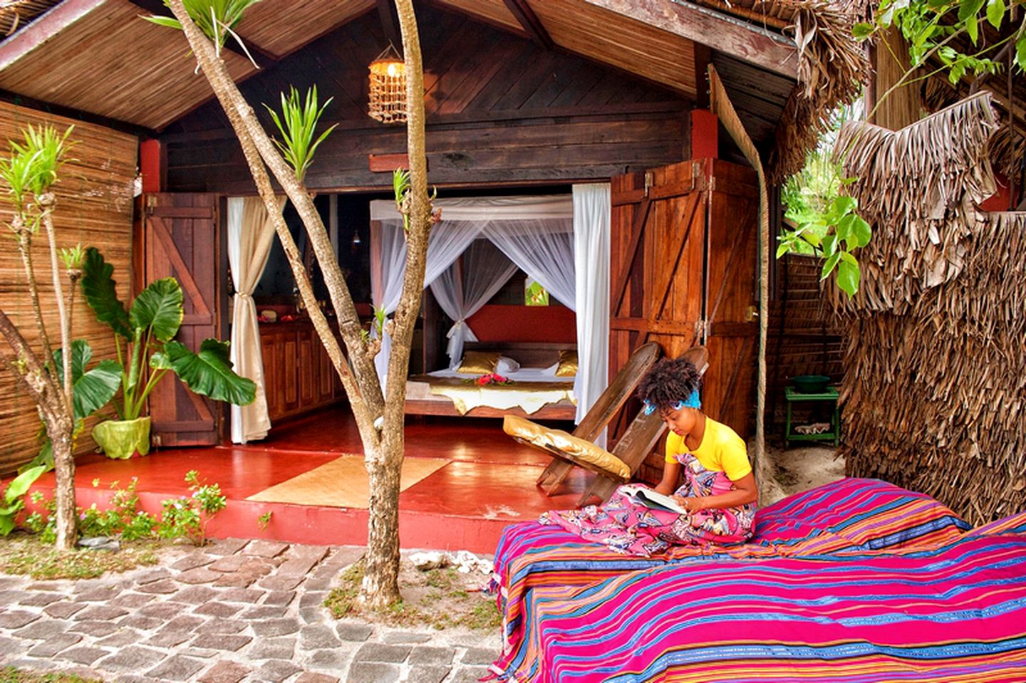 Romantic Hut Getaway on the Beach of Sainte Marie, Madagascar