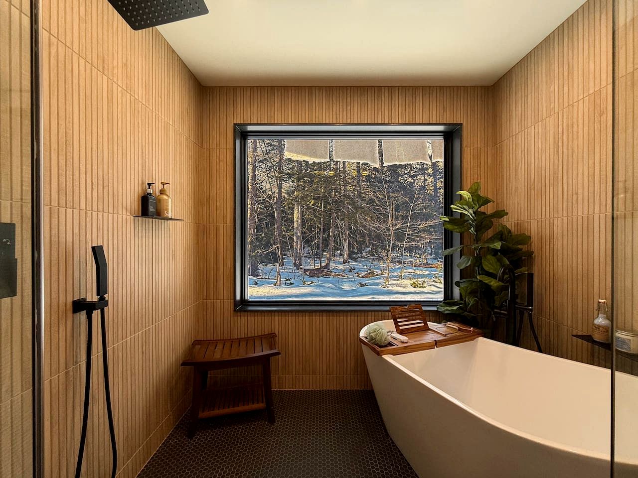 Luxurious A-Frame Retreat with Hot Tub and Fire Pit in Bartlett, New Hampshire