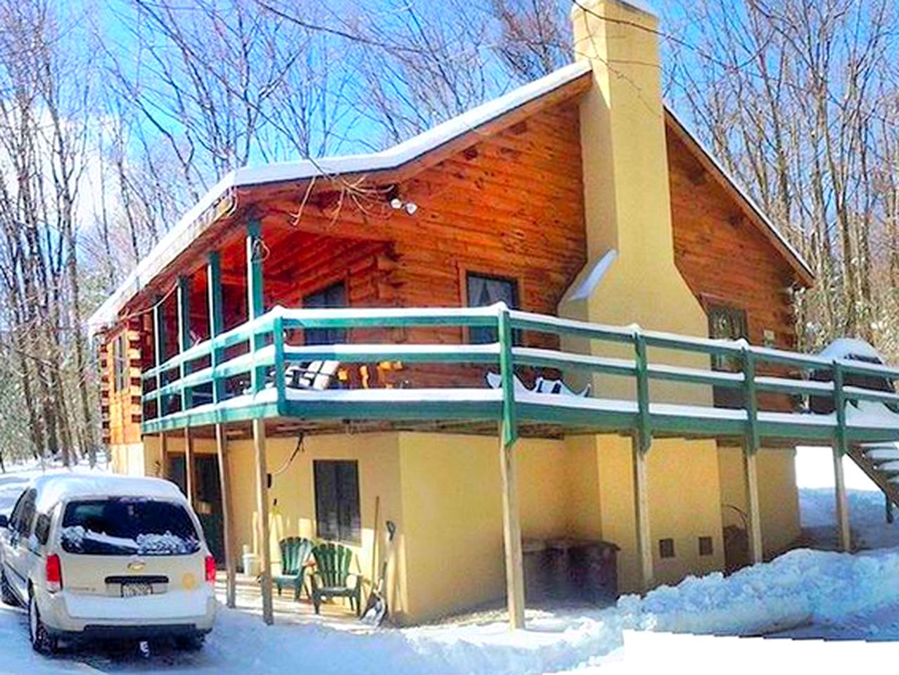 Log Cabin Beltzville Lake State Park, Pennsylvania Glamping Hub