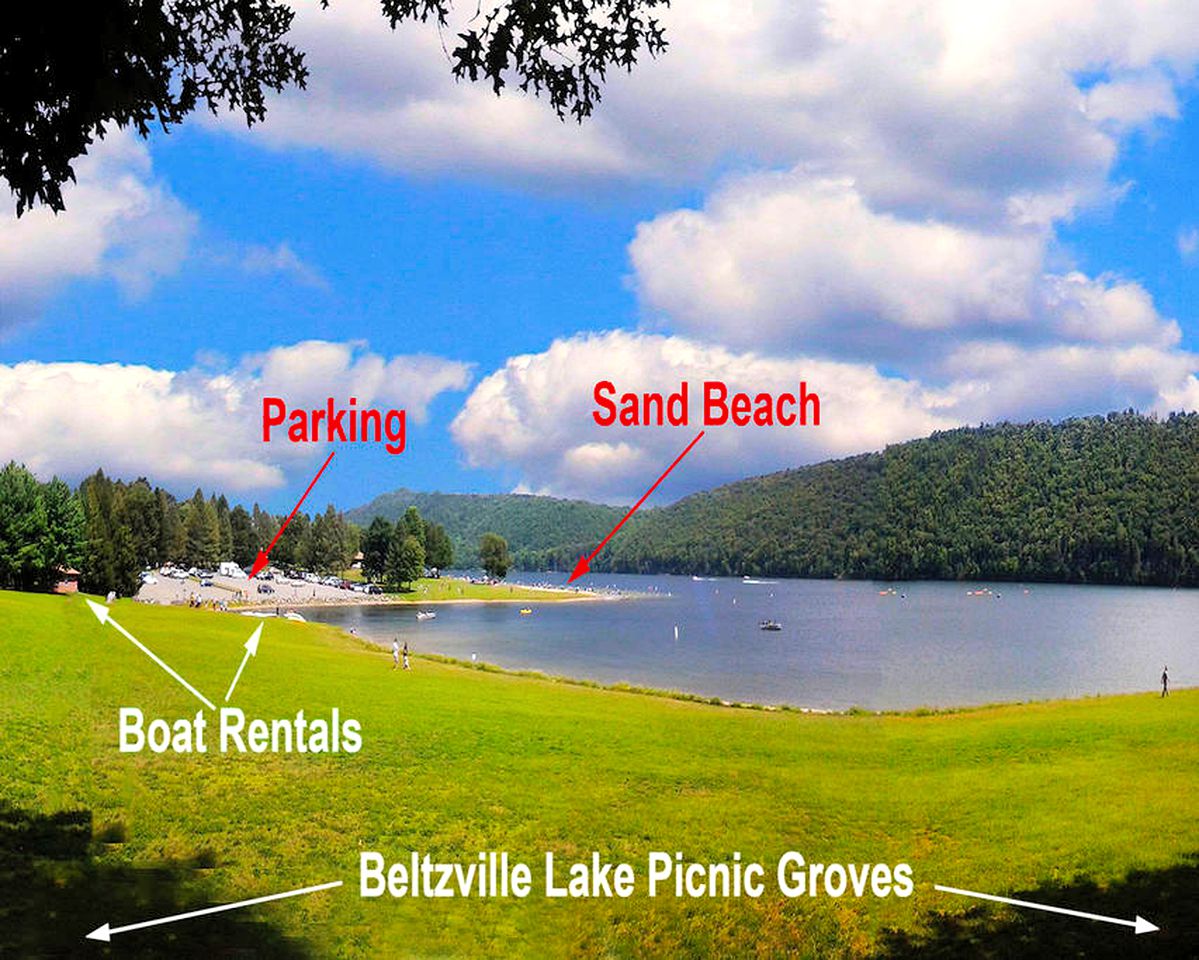 Log Cabin Beltzville Lake State Park, Pennsylvania Glamping Hub