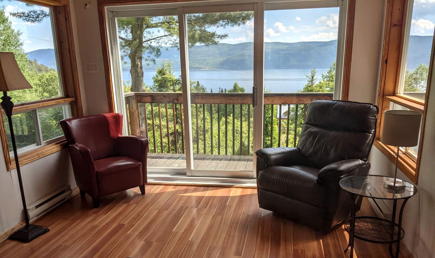 Idyllic Vacation Rental Overlooking the Saguenay River in Quebec, Canada