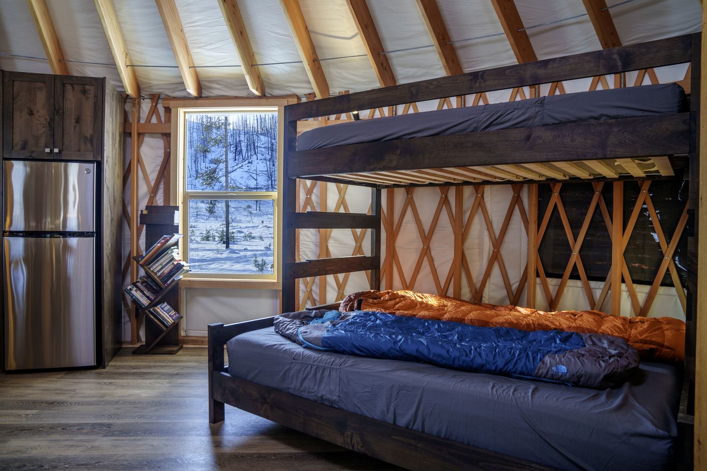 Secluded Modern Yurt with Sauna Perfect for Small Groups in Boise, Idaho