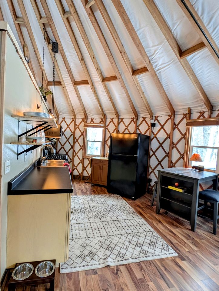 Peaceful Yurt in the Woods of Northern Wisconsin, Perfect for a Tranquil Getaway
