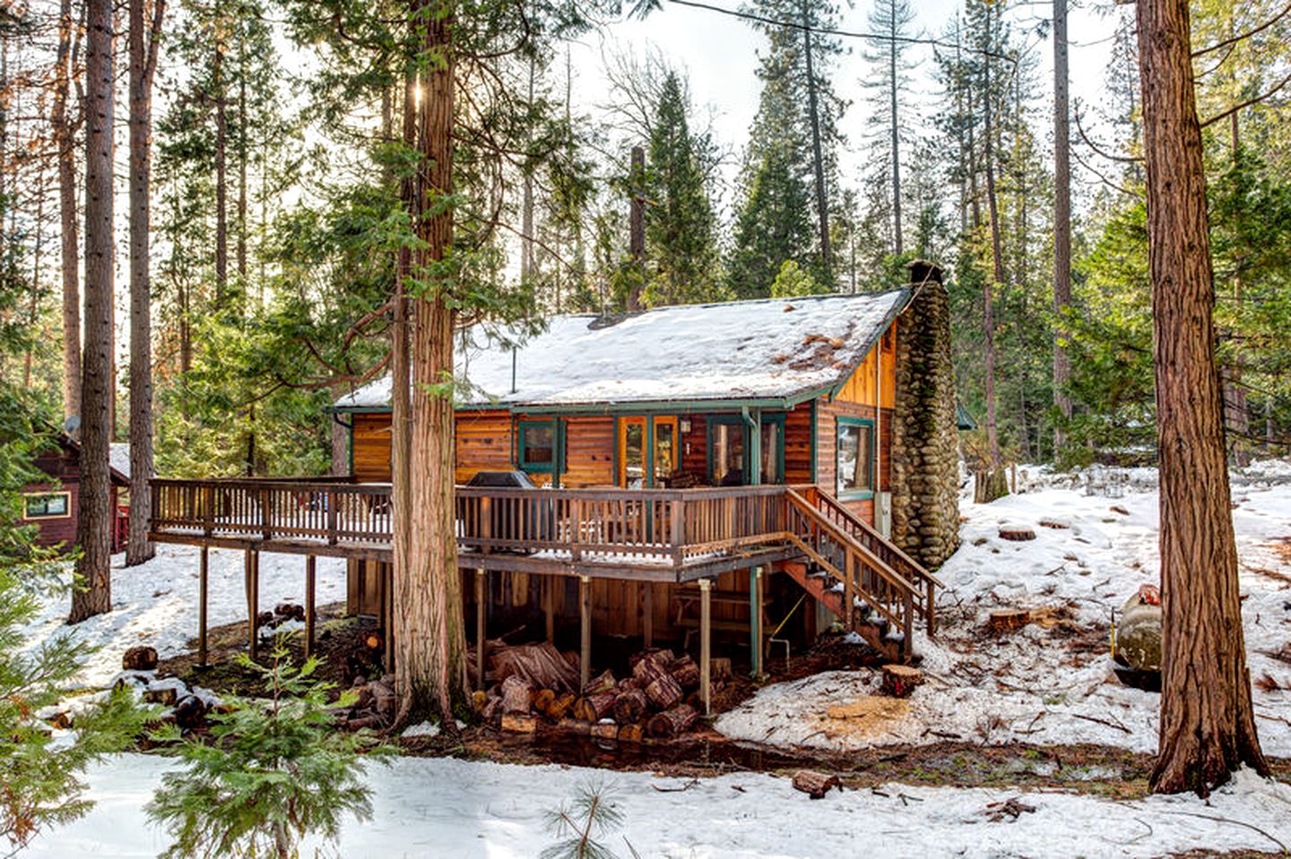 Cabin near Yosemite National Park in Wawona, California