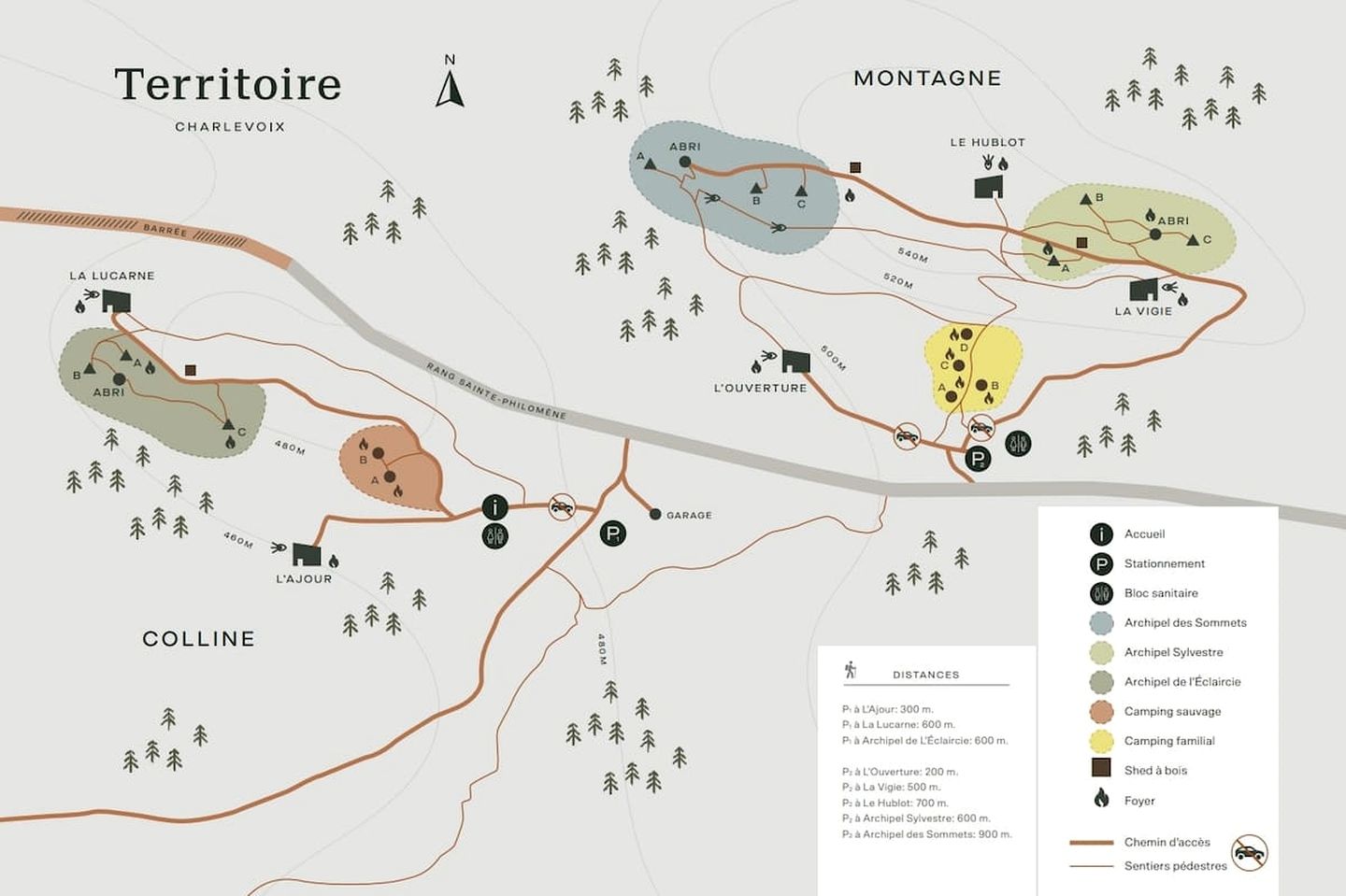 Relaxing Glamping Retreat, Perfect for a Weekend of Solitude in the Woods with Views of Mont des Morios in Quebec