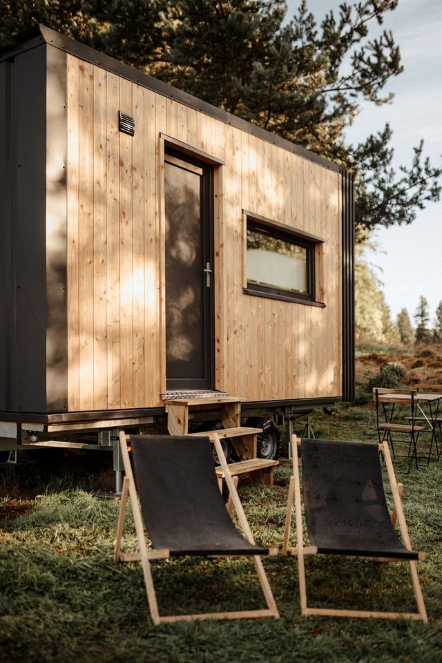 Panoramic Tiny Home with Stunning Forest Views Near Riotord, France