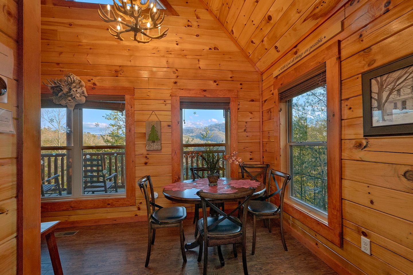 Striking Pigeon Forge Vacation Cabin with a Hot Tub and Pool