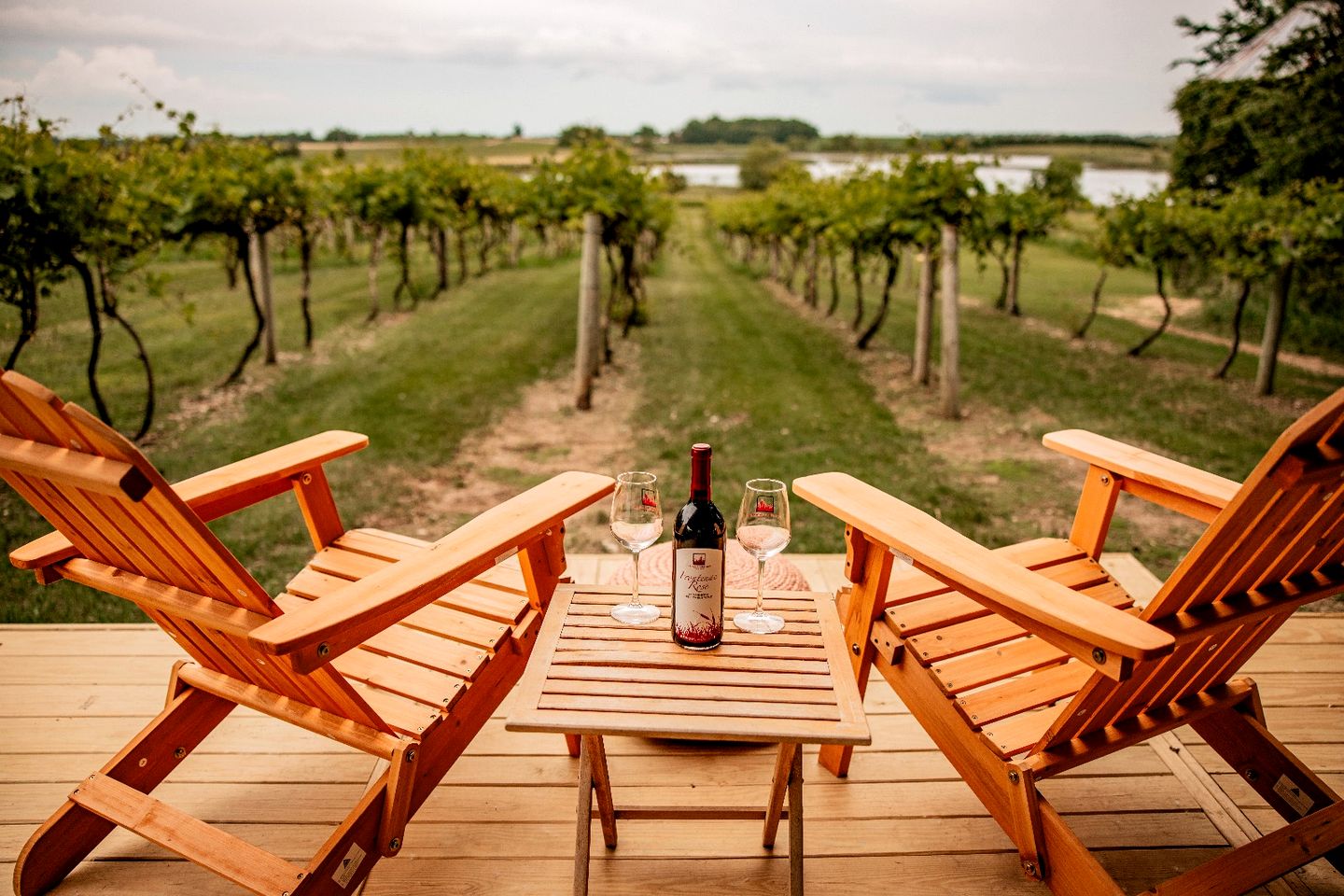 Rustic Vineyard Glamping Tent with Wine Tastings near Lakes and Trails in Currie, Minnesota
