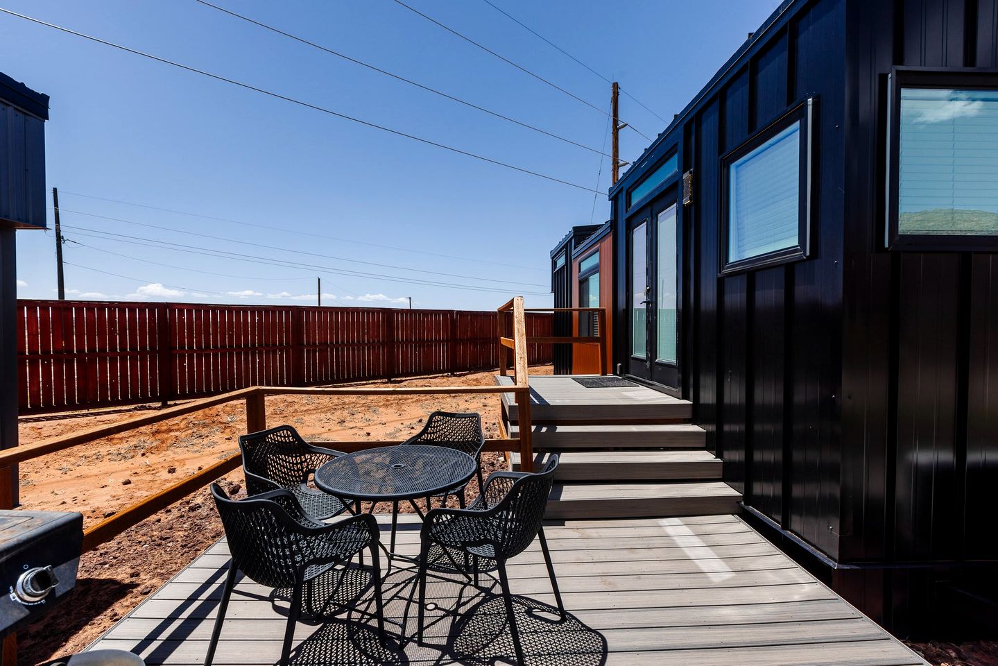 Relaxation Awaits: Cozy Modern Tiny Home with Private Deck Near Zion in Utah