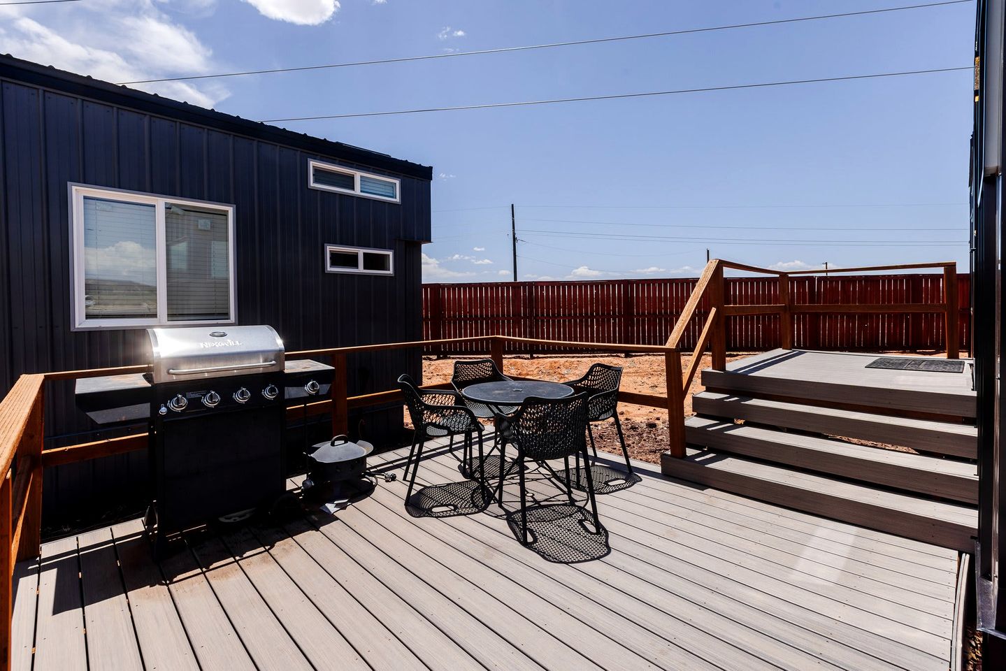 Relaxation Awaits: Cozy Modern Tiny Home with Private Deck Near Zion in Utah