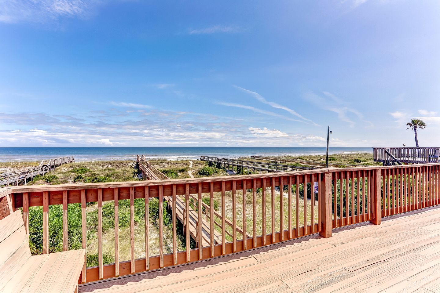 Delightful Beachfront Duplex with Shared Deck and Ocean Views in Fernandina Beach, Florida