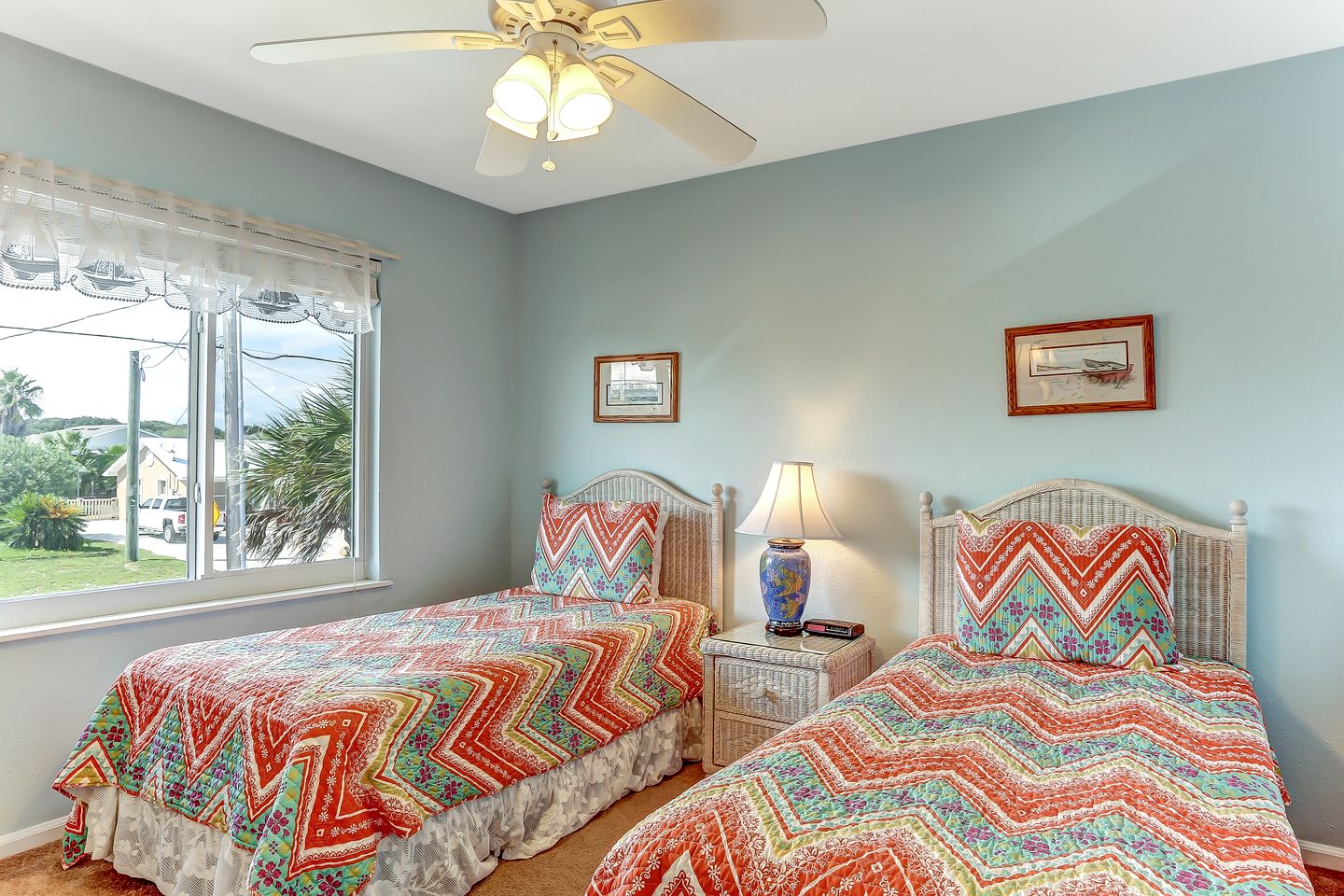 Delightful Beachfront Duplex with Shared Deck and Ocean Views in Fernandina Beach, Florida