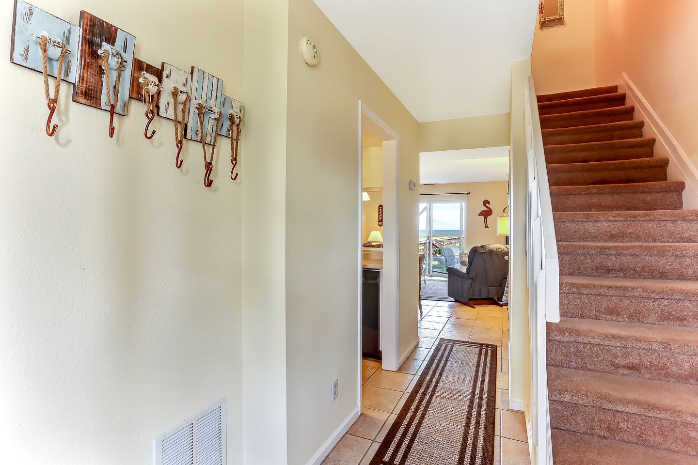 Delightful Beachfront Duplex with Shared Deck and Ocean Views in Fernandina Beach, Florida