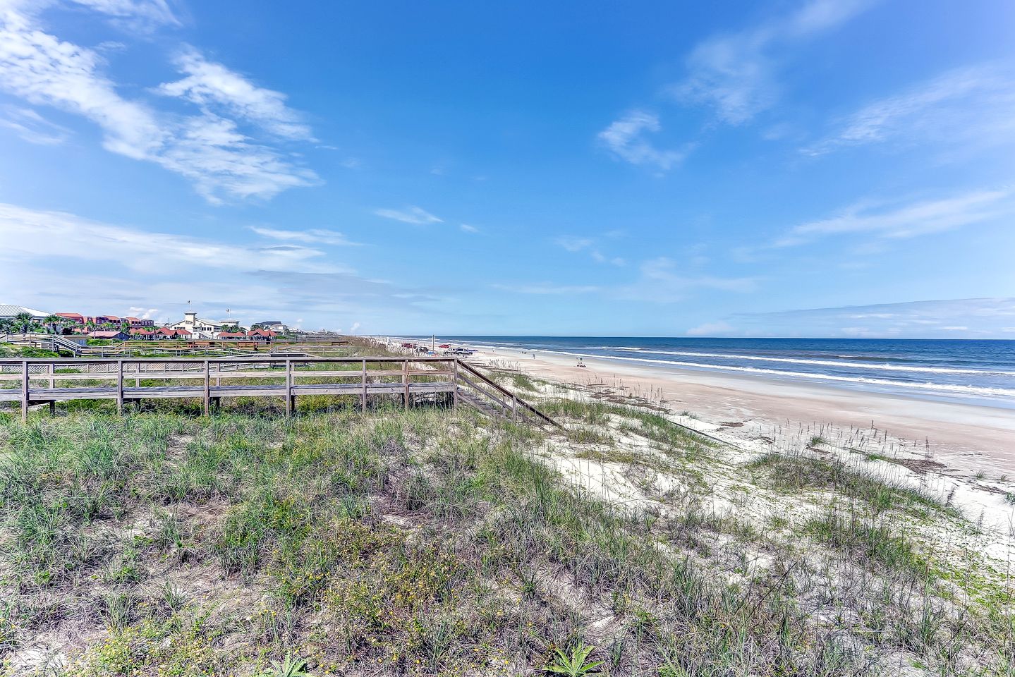 Delightful Beachfront Duplex with Shared Deck and Ocean Views in Fernandina Beach, Florida