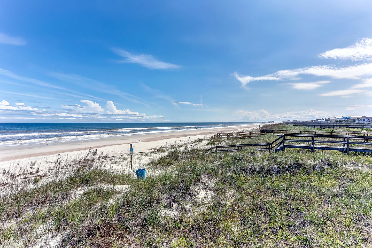 Delightful Beachfront Duplex with Shared Deck and Ocean Views in Fernandina Beach, Florida