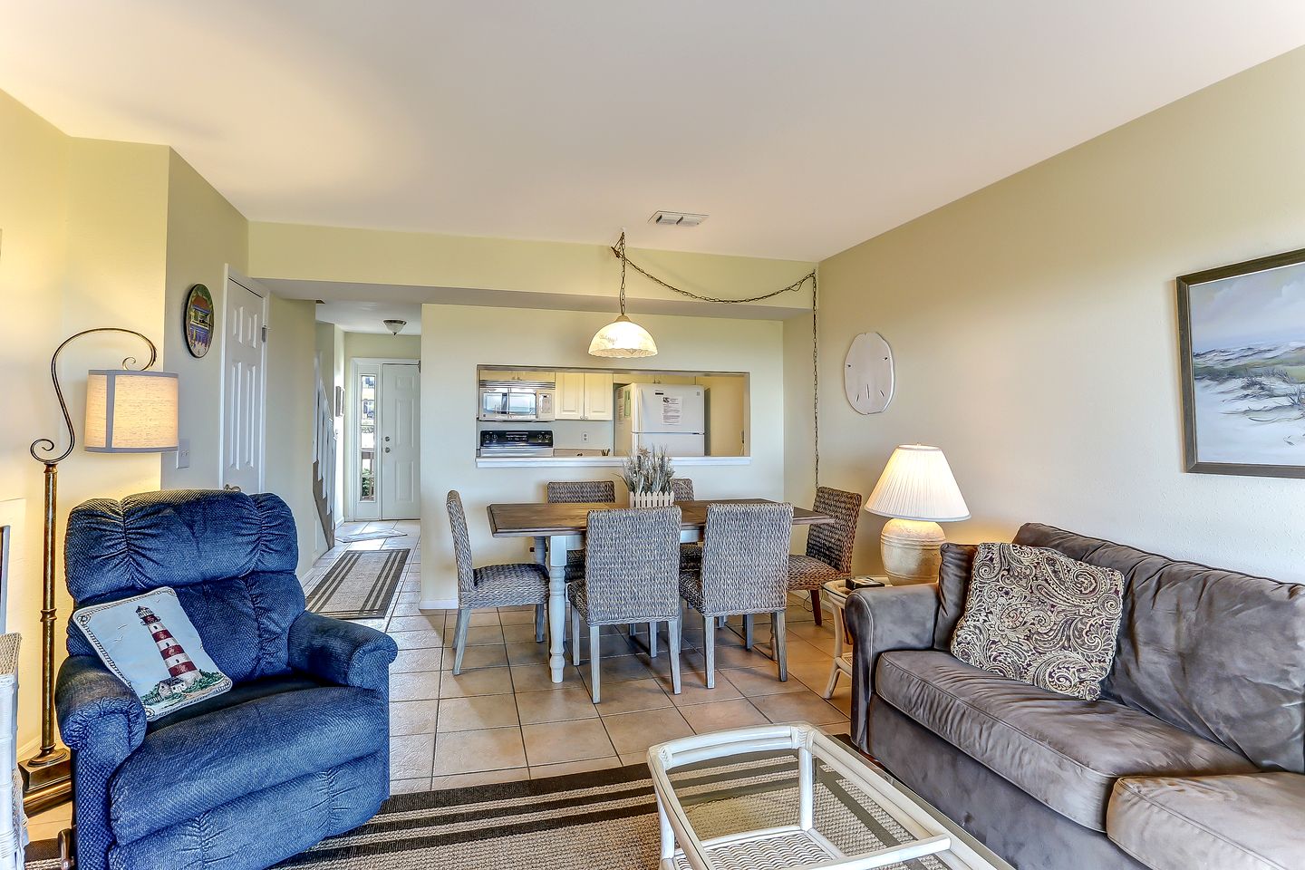 Delightful Beachfront Duplex with Shared Deck and Ocean Views in Fernandina Beach, Florida