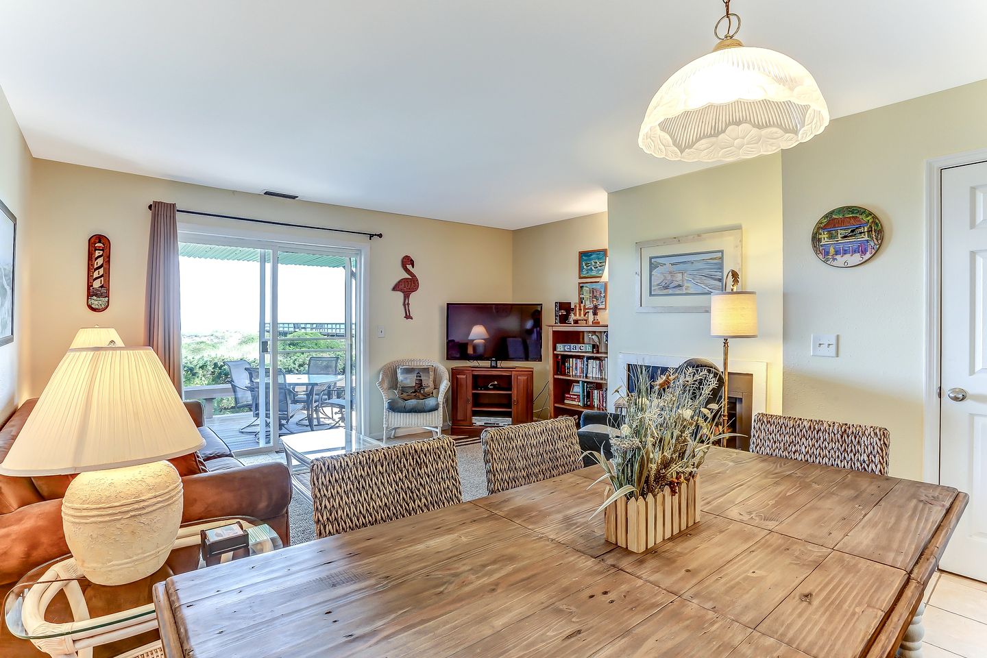 Delightful Beachfront Duplex with Shared Deck and Ocean Views in Fernandina Beach, Florida