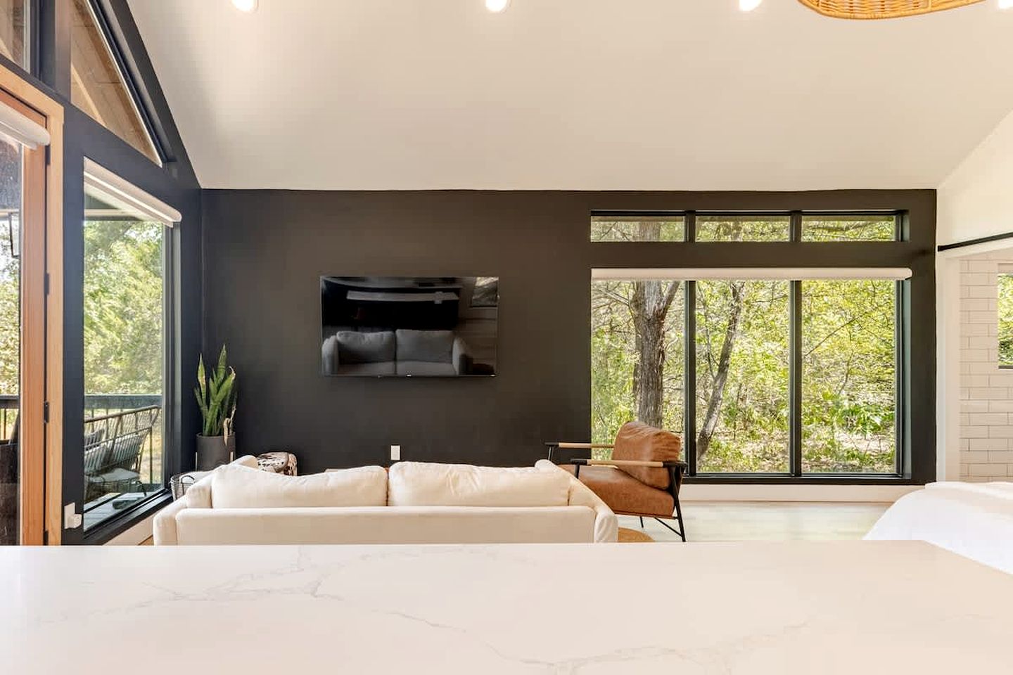 Modern Farmstay Cabin with Friendly Animals, Pond Views & Nature Trails Near Cedar Creek, Texas