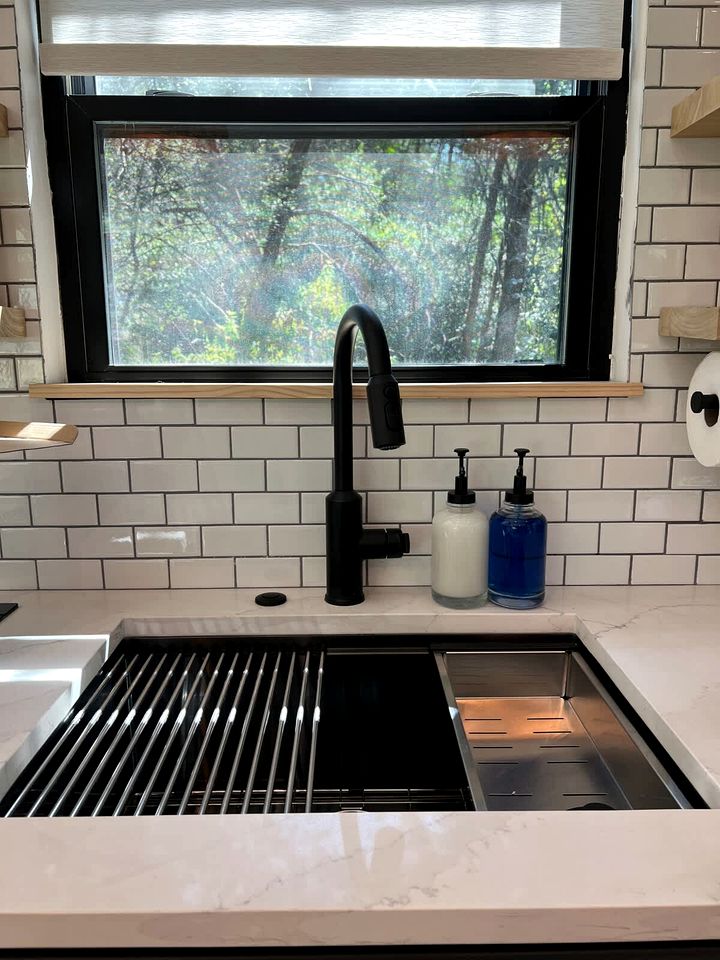 Tranquil Modern Cabin with Friendly Farm Animals & Pond Views Near Cedar Creek, Texas