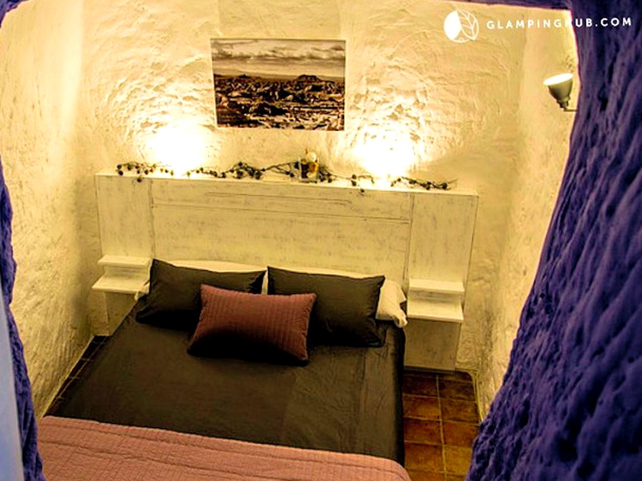 Remodeled Desert Caves at the Foot of a National Park near Zaragoza, Spain