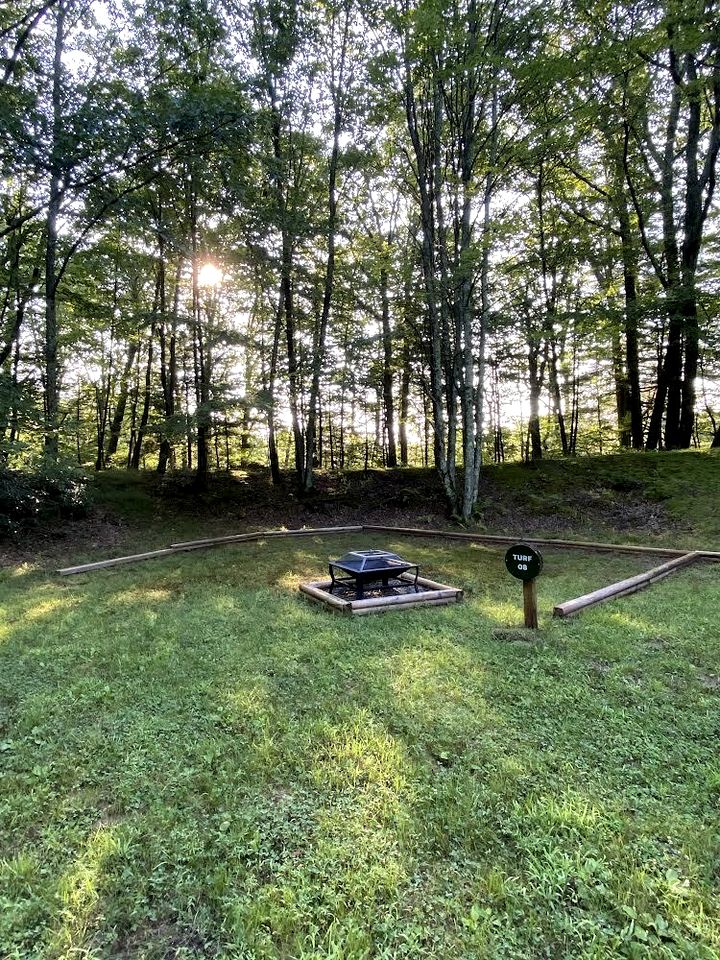 Remote Bell Tent Perfect for a Rustic Private Getaway in Pennsylvania