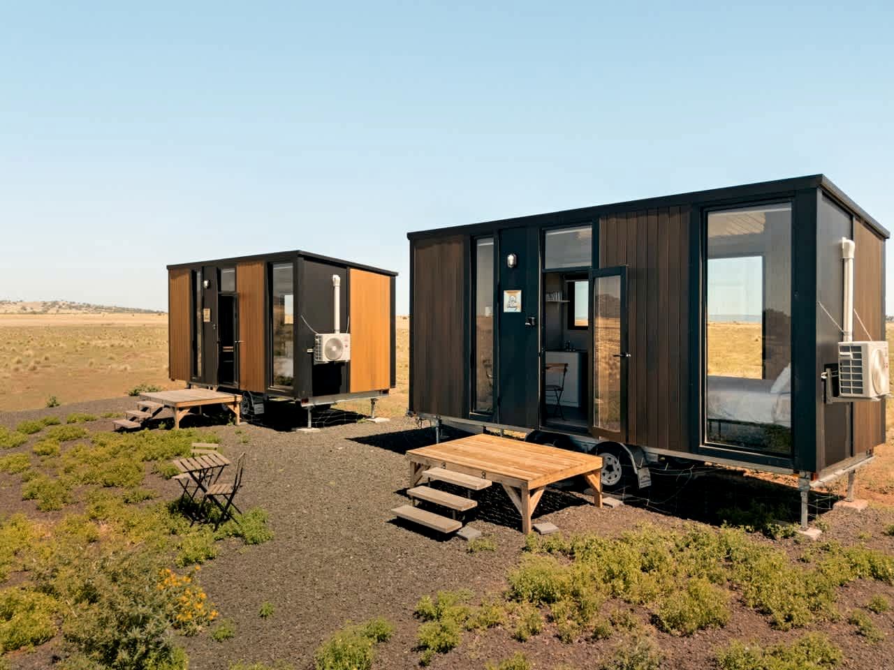 Remote Equipped Tiny House Majestic Sunset Views in Victoria