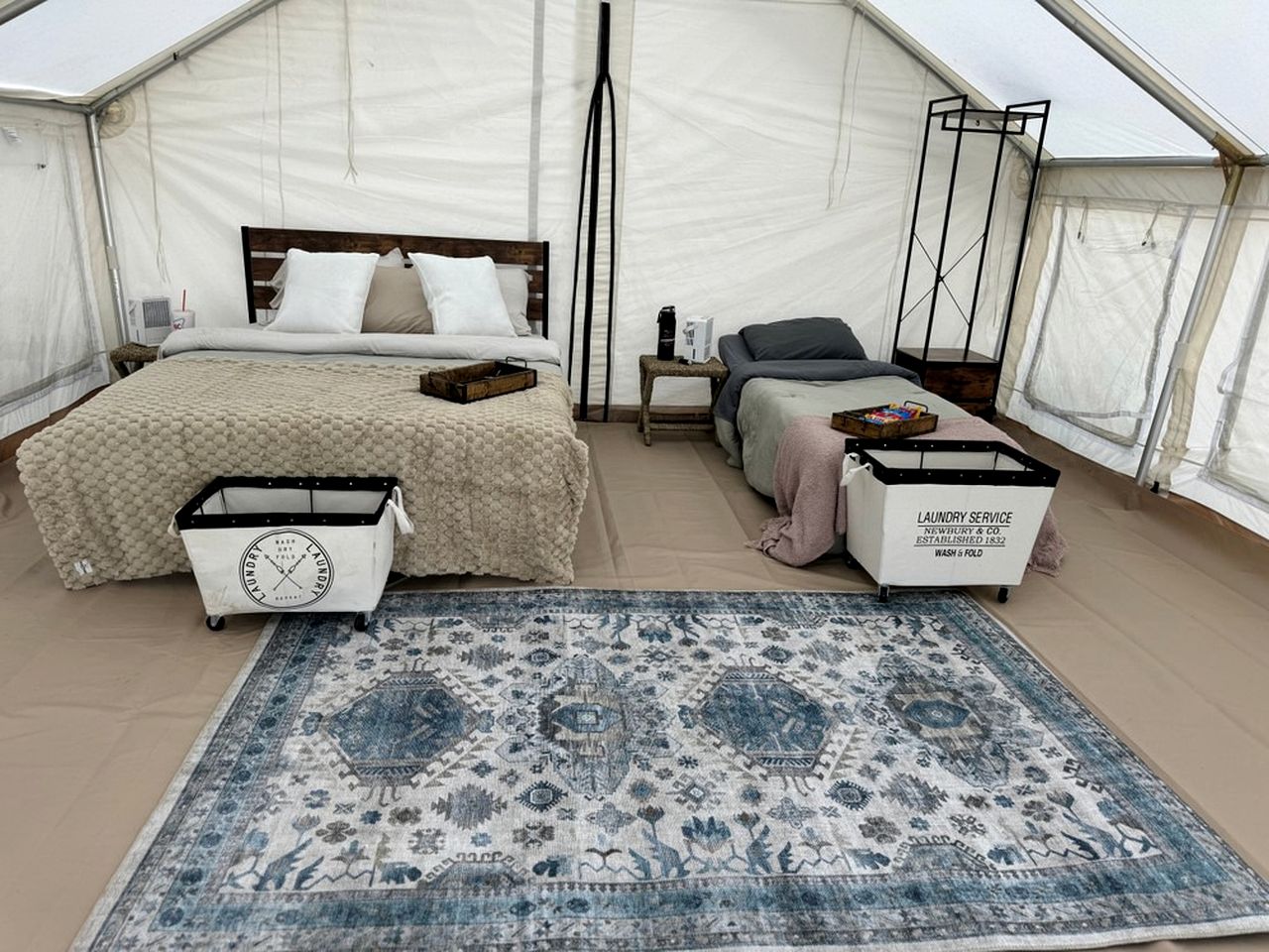 Remote Expansive Tented Cabin Incredible for a Glamping Experience in Nevada