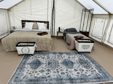 Remote Expansive Tented Cabin Incredible for a Glamping Experience in Nevada photo 5