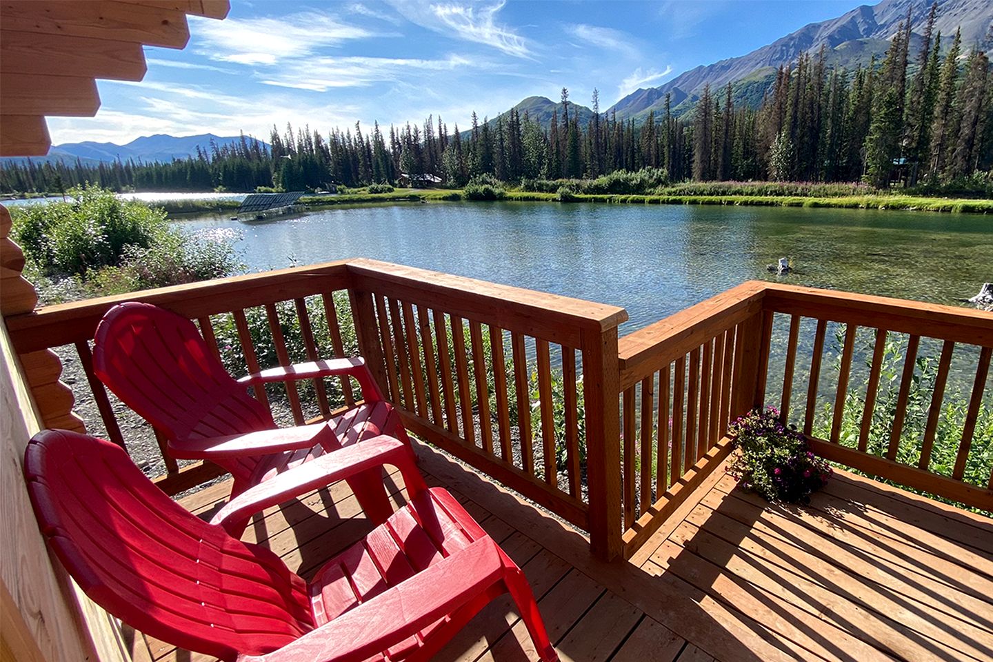 Remote and Serene Lakefront Cabin in Cantwell, Alaska, with Gorgeous Views of Nations Mountain