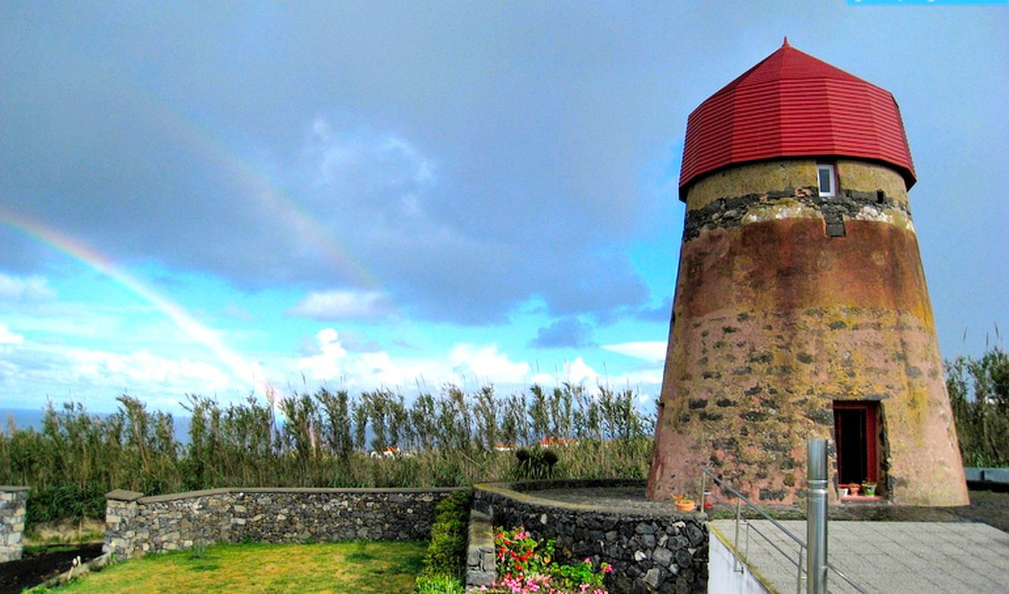 Renovated Historical Windmill for a Glamping Getaway in São Miguel, the Azores