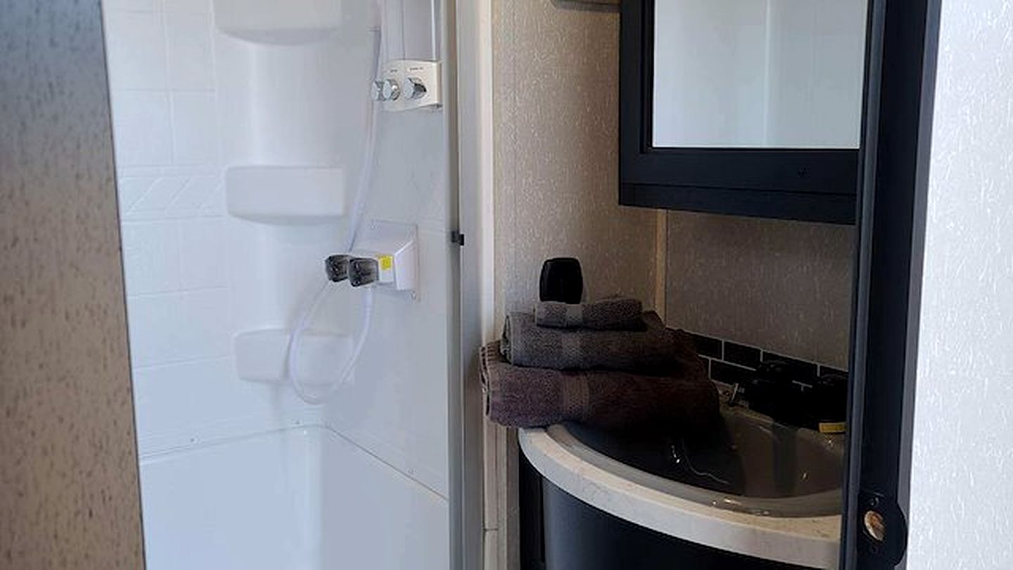 Comfortable Family-Friendly RV Suite with Loft, Private Deck & Firepit Near Williams, Arizona