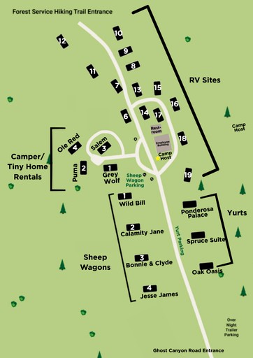 Tented Cabins (United States of America, Hermosa, South Dakota)