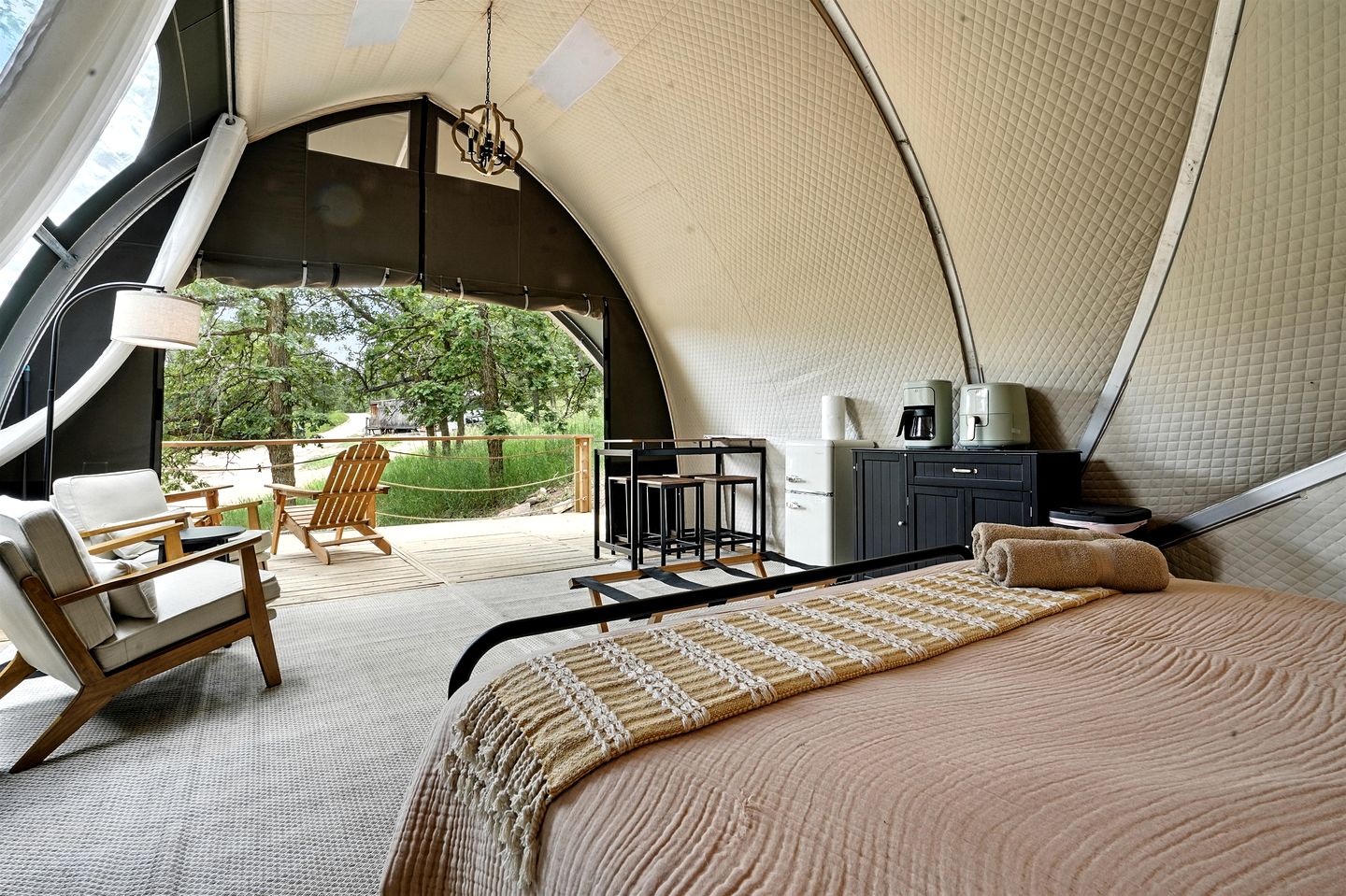 Peaceful Forest Glamping Stay with Scenic Trails Near Mount Rushmore in South Dakota’s Black Hills