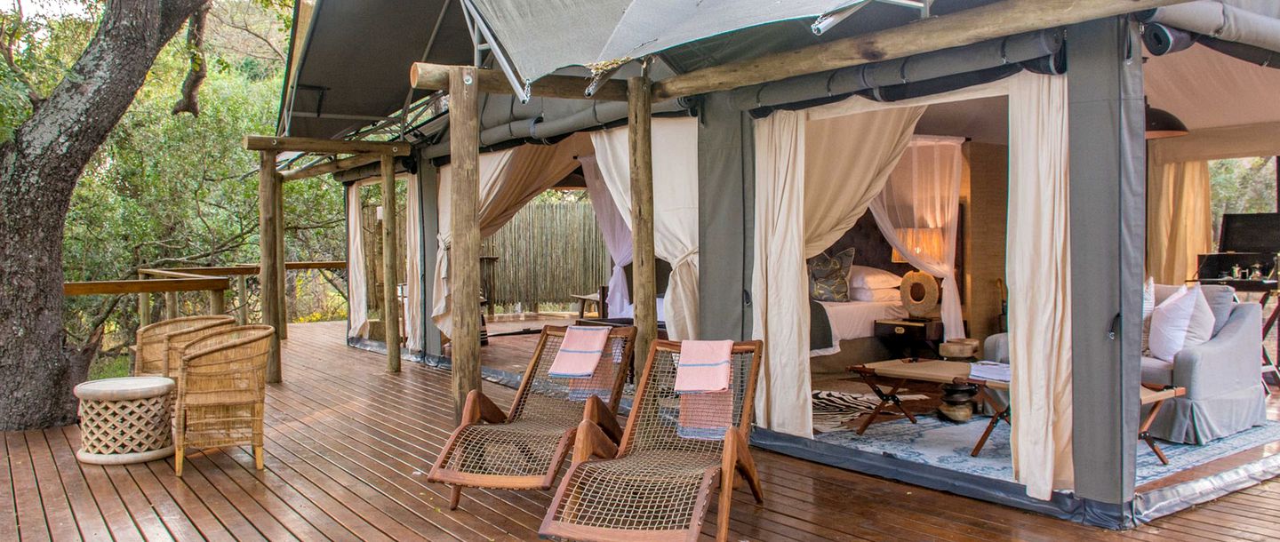 Eco-Friendly Luxury Tent on Private Game Reserve in KwaZulu Natal, South Africa