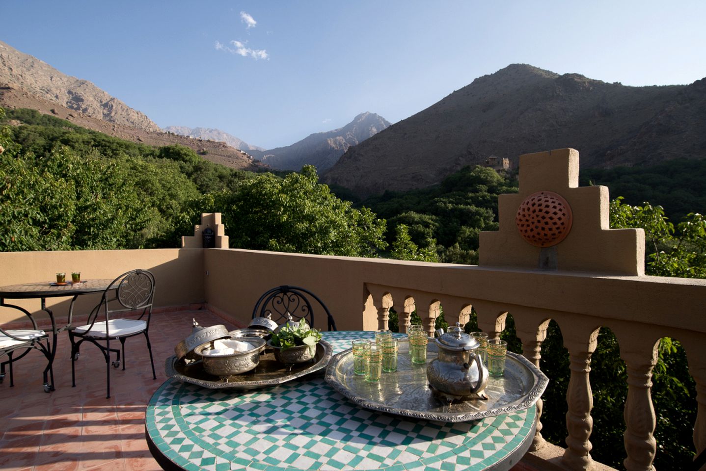 Romantic Rental with Traditional Furnishings in the High Atlas Mountains, Morocco