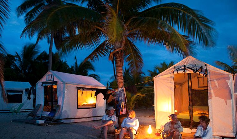 Tented Cabins (Glover's Reef Atoll, Stann Creek District, Belize)