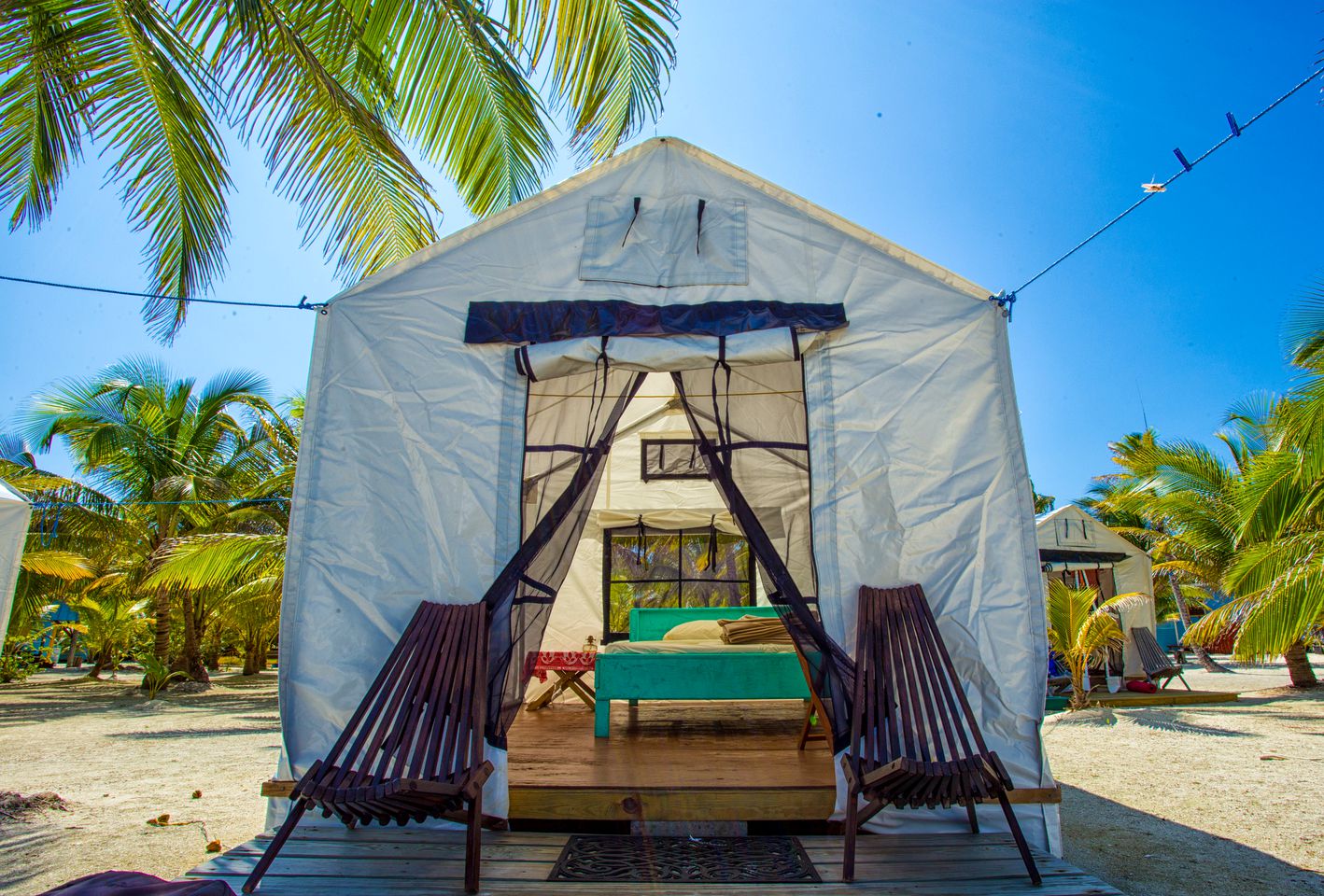 Cozy Tent Accommodation for Unique Glamping Experience in Stann Creek District, Belize