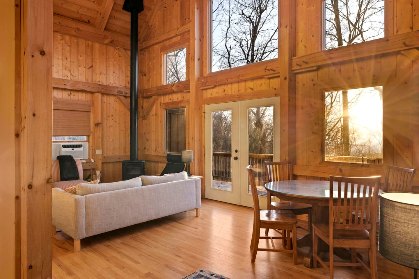 Outstanding Secluded Cabin Nestled Between Trees in Swannanoa, North Carolina